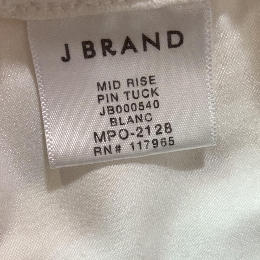 J Brand Mid Rise Pin Tuck Jeans - Picture 9 of 11